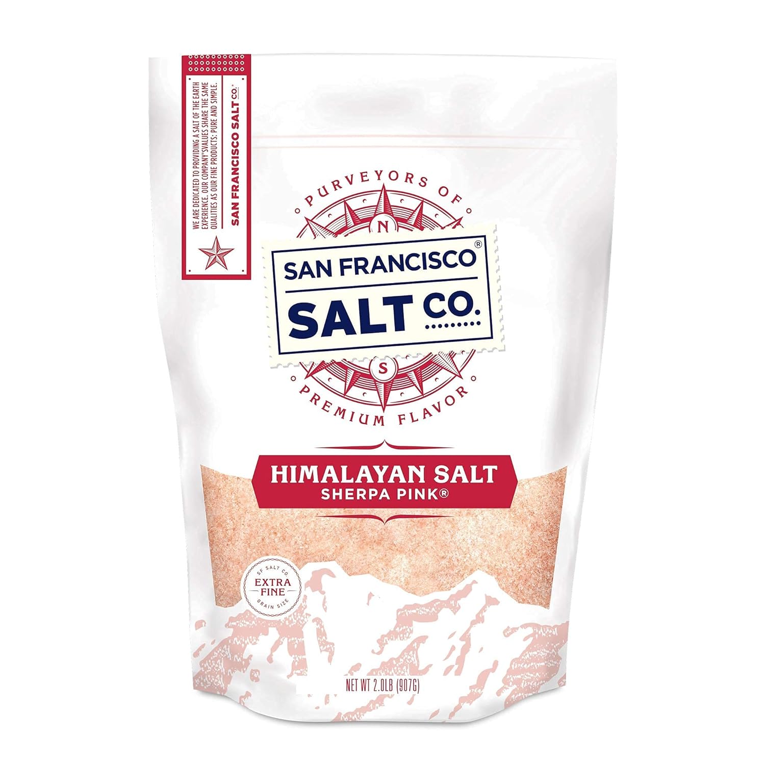 Organic pink salt Sherpa