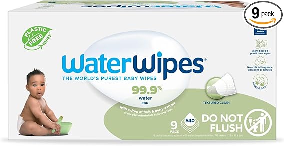 WaterWipes Textured Clean Baby Wipes